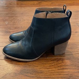 Madewell Black Ankle Booties